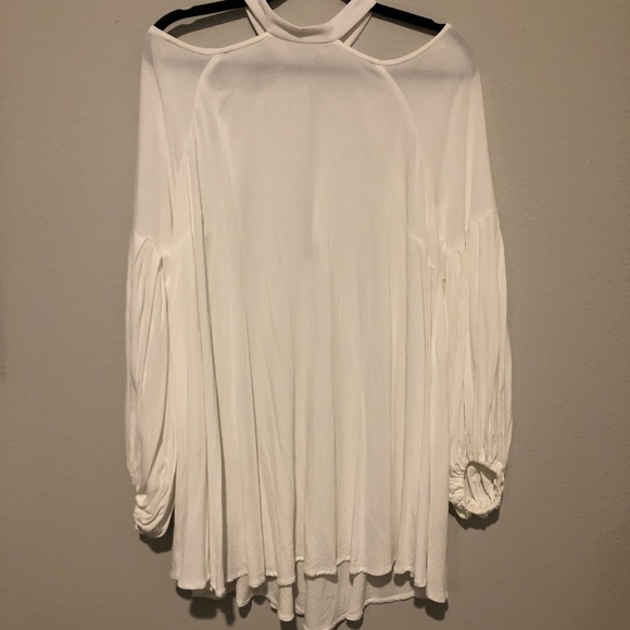 Free people Drift Away Cold Shoulder Blouse - Picture 2 of 6